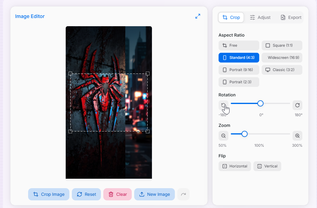 Image Cropper Preview